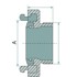 GRANIT Storz fiksna spojka DN 65, 2 1/2" UN, aluminijska